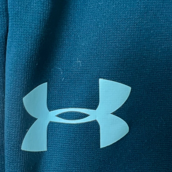 Under Armour Cold Gear Joggers with Pockets Teal and Large graphic Youth Medium - Picture 6 of 9